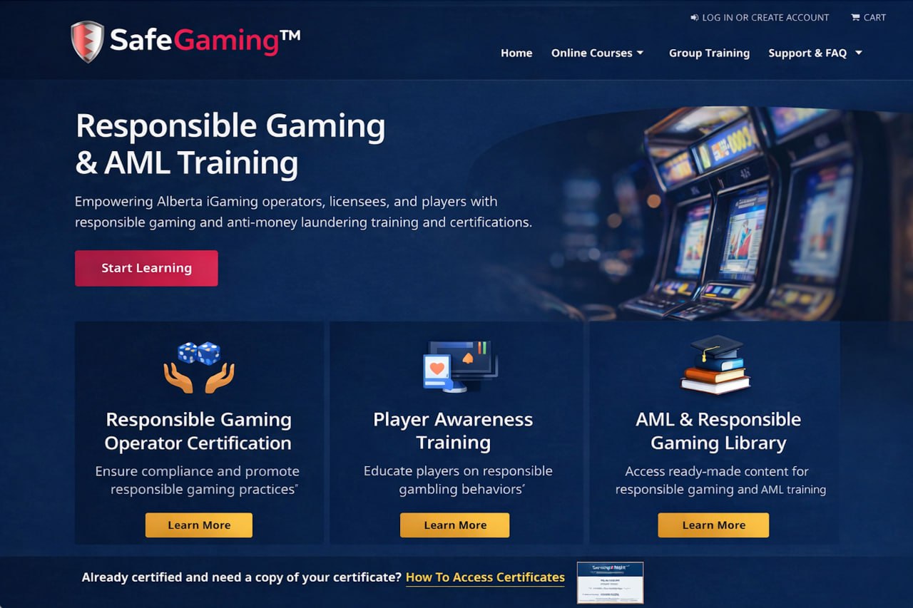 SafeGaming Training Portal